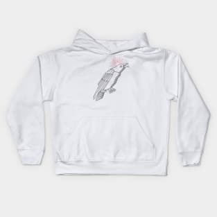 crows : line art Kids Hoodie